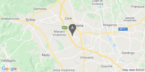 mappa 1/A, Via Morosini Domenico - Thiene (VI)  bici  a Vicenza