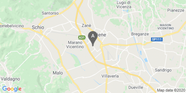 mappa 3, Via Foscari Francesco - Thiene (VI)  bici  a Vicenza