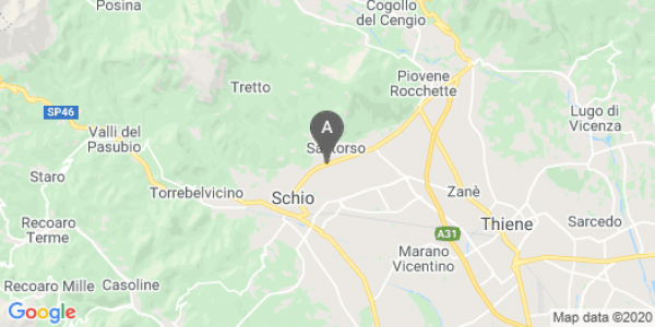 mappa Via Ognibene Dei Bonisolo, 13 - Santorso (VI)  bici  a Vicenza