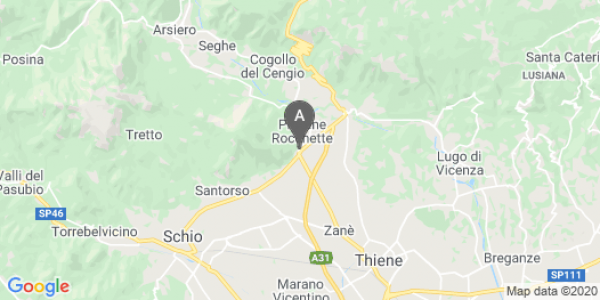 mappa Via della Libertà, 233 - Piovene Rocchette (VI)  bici  a Vicenza