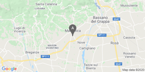 mappa 28, Via Da Vinci Leonardo - Marostica (VI)  bici  a Vicenza