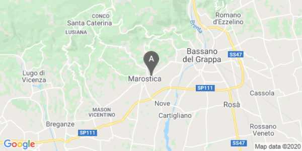 mappa 8, Via Paolo Veronese - Marostica (VI)  bici  a Vicenza