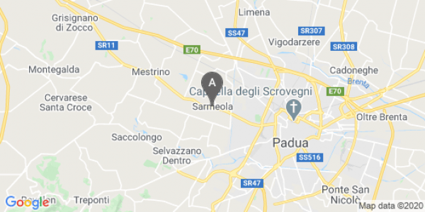 mappa Via Liguria, 26 - Rubano (PD)  auto lungo termine a Vicenza