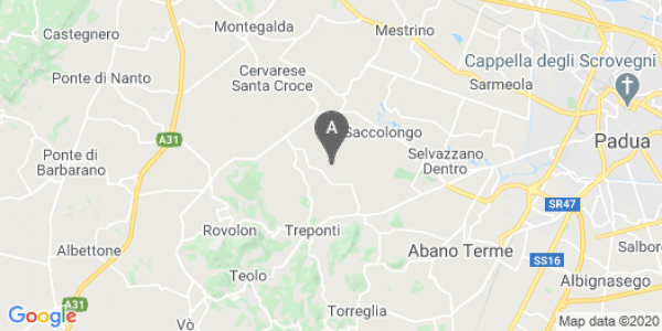 mappa Via S. Benedetto, 41/A - Teolo (PD)  auto lungo termine a Vicenza