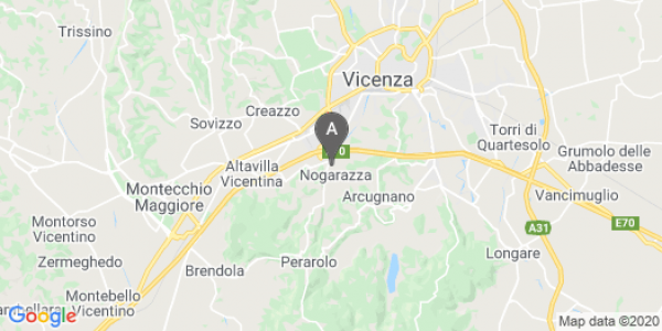 mappa Viale Dell' Industria, 7 - Arcugnano (VI)  auto lungo termine a Vicenza