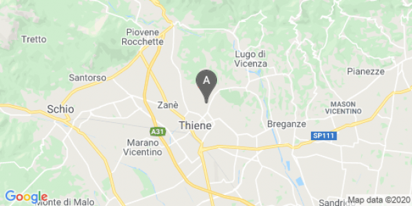mappa Via Brenta, 20 - Zugliano (VI)  auto lungo termine a Vicenza