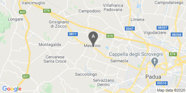 mappa Via IV Novembre, 15 - Mestrino (PD)  bici  a Vicenza