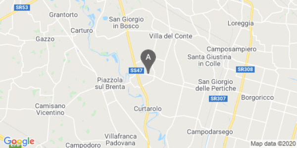 mappa Via Alcide De Gasperi, 29 - Campo San Martino (PD)  bici  a Vicenza