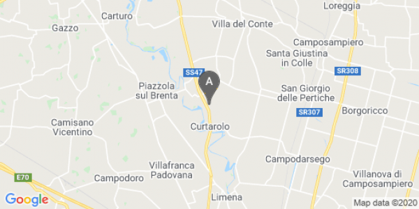 mappa Via Dell' Industria, 13 - Pieve (PD)  bici  a Vicenza
