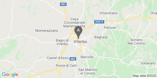 mappa Via Polidori Alessandro, 10 - Viterbo (VT)  auto lungo termine a Viterbo